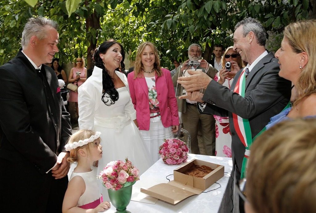 Standesamtliche Hochzeit in Italien am Gardasee